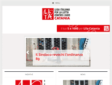 Tablet Screenshot of lilacatania.it